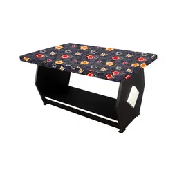 Stylista Grey & Red Floral Waterproof Rectangular 2-Seater Table Cover-2
