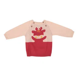 A Toddler Thing Unisex Kids Colourblocked Pullover Sweater-image-26