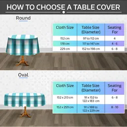BIGGER FISH Cream & Beige Self Design Rectangular 4-Seater Table Cover image 3
