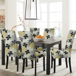 Lazi Green 2 Piece Printed Stretchable Chair Covers-image-18