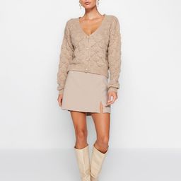 Trendyol Open Knit Crop Front-Open Sweaters image 2