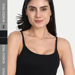Aimly Pack Of 2 Non-Padded Seamless Medium Coverage Cotton Sports Bra With All Day Comfort-74