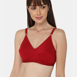 intimacy LINGERIE Medium Coverage Cotton T-shirt Bra With All Day Comfort-image-53