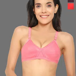 Aimly Pack of 3 Medium Coverage Cotton T-shirt Bra With All Day Comfort-image-90