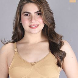 LUX VENUS Pack Of 2 Full Coverage Non Padded Cotton Everyday Bra With All Day Comfort-image-12