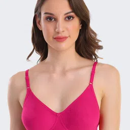 POOJA RAGENEE Full Coverage Seamless Cotton T-Shirt Bra-image-10