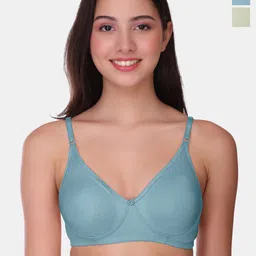 POOJA RAGENEE Womens Full Coverage Non Padded Bra Pack of 2 (MQ3057_2P_BLU_GRY_28B)-picture-38