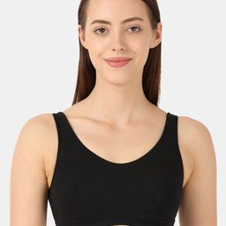 Jockey Stretch Slip On Crop Top With Stayfresh Treatment-1550-picture-40