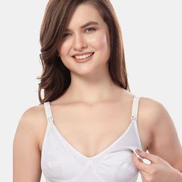 Fabme Medium Coverage Cotton Maternity Bra With All Day Comfort-28