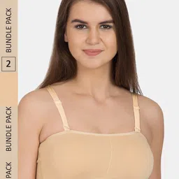 Tweens Pack Of 2 Non-Padded Full Coverage All Day Comfort Seamless Sports Bra-18