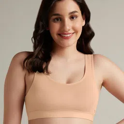 Amante Non Padded Non-Wired Easy Slip-On Cami Bra-picture-5