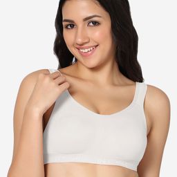 In Care Full Coverage Non Padded Seamless Pure Cotton Workout Bra With All Day Comfort-28
