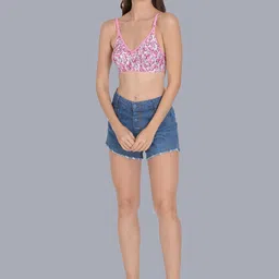 mod & shy Floral Printed Full Coverage Non Padded Everyday Bra- All Day Comfort-picture-1