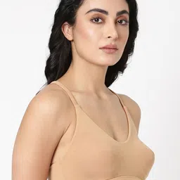 BLOSSOM Medium Coverage Racerback With Spaghetti Straps Beginners Bra With All Day Comfort image 2
