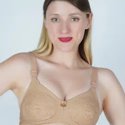 SHYAM SONS FLAIR Women Self Design Full Coverage Non Padded Bra-13