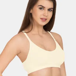 Tweens Full Coverage Non-Padded Beginners Slip-on Workout Sports Bra image 5