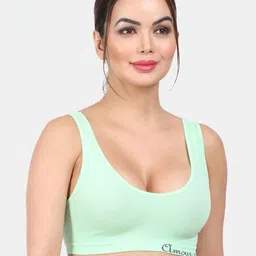 Amour Secret Pack Of 3 Non Padded Non-Wired Full Coverage Seamless Slip-On Bra image 3