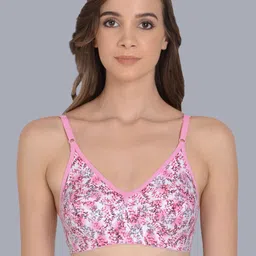 mod & shy Floral Printed Full Coverage Non Padded Everyday Bra- All Day Comfort image 4