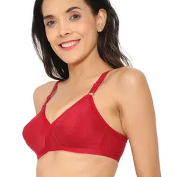 Aimly Pack Of 2 Seamless Non-Padded Non-Wired Cotton T-Shirt Bra With All Day Comfort image 3