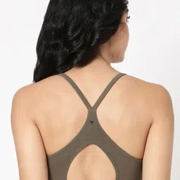 BLOSSOM Medium Coverage Racerback With Spaghetti Straps Beginners Bra With All Day Comfort image 4