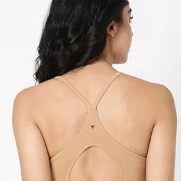 BLOSSOM Medium Coverage Racerback With Spaghetti Straps Beginners Bra With All Day Comfort image 4