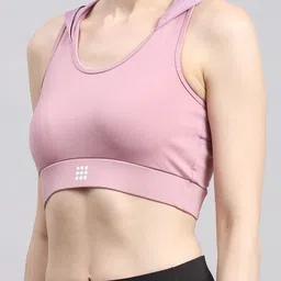 rock.it Full Coverage Non-Wired Hooded Seamless Workout Bra With 360 Degree Support image 5