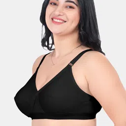 KOMLI Pack Of 2 Full Coverage Non Padded Pure Cotton Minimizer Bras With All Day Comfort image 2