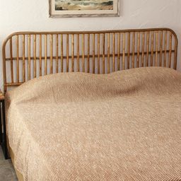 House This Vindhya Brown Woven Design Double Queen Pure Cotton Bed Cover-image-70