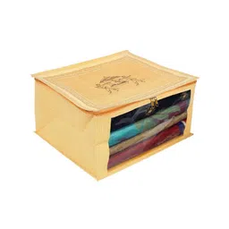 Home Fresh Set of 2 Gold Printed Saree Organizers-28