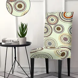 Aura Green Printed Chair Cover-image-80