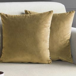 GM Beige Set of 2 Square Cushion Covers-22