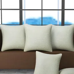BIGGER FISH Cream 5 Pieces Square Cushion Covers-image-19
