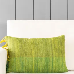 Eyaas Green Woollen Rectangle Cushion Covers-50