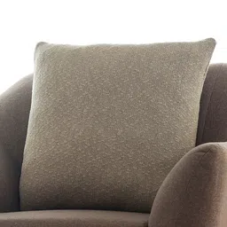 Pluchi Peach-Coloured Cotton Square Cushion Cover-5