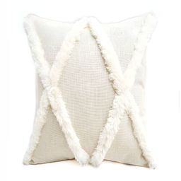 THROWPILLOW Off White Embroidered Square Cushion Covers-image-80