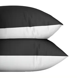 BIRD WING Black & White 2 Pieces Square Cushion Covers-picture-10