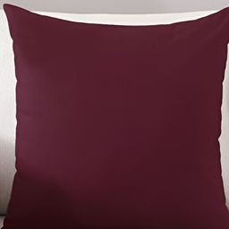 BIRD WING Maroon Cotton Square Cushion Cover-image-53