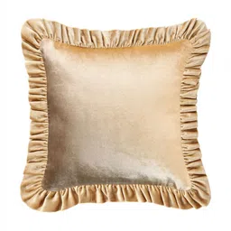 Home Gold-Toned 2 Pieces Velvet Square Cushion Covers-56