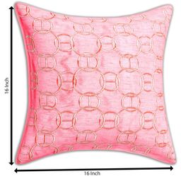 INDHOME LIFE Multicoloured Set of 5 Geometric Square Cushion Covers image 2