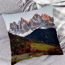 HOUZZCODE Blue & Green Set of 2 Quirky Square Cushion Covers image 3