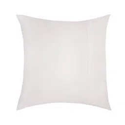 Tasseled Home Mauve & Rust Red Satin Square Cushion Cover image 2