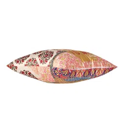 Sivya Multicoloured Set of 2 Mughal 2.o Ethnic Motifs Square Cushion Covers image 3