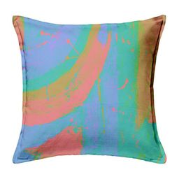 HOUZZCODE Blue & Green Set of 2 Quirky Square Cushion Covers image 4