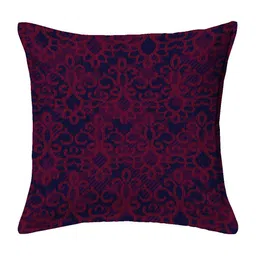 HOUZZCODE Blue & Mustard Set of 2 Abstract Square Cushion Covers image 4