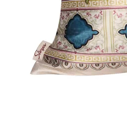 Sivya Multicoloured Set of 2 Mughal 2.o Ethnic Motifs Square Cushion Covers image 4