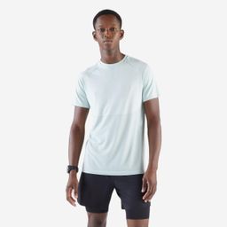 Men's Run T-Shirt Cotton 500 Essentials- Green-image-80