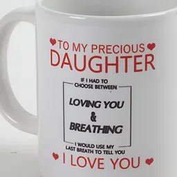 fnp White & Red Typography Printed Ceramic Glossy Mug 325ml-3