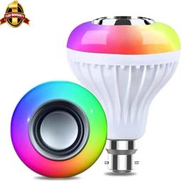 Techobucks LED Light Bulb, Smart LED Bluetooth Speaker Music Bulb 12 W Bluetooth Laptop/Desktop Speaker-36