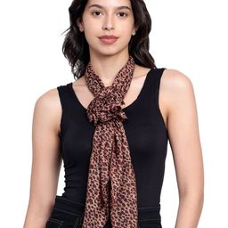 Mali Fionna Animal Printed Cotton Cotton Scarf-17