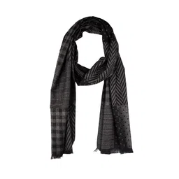 The Tie Hub Men Woolen Checked Scarf-image-73